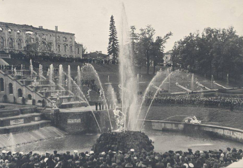 Петергоф После Великой Отечественной Войны Фото