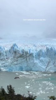 Звук потрескивание ледника Перито Морено